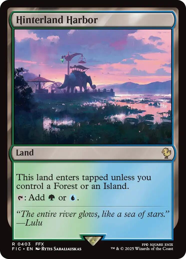Image for Hinterland Harbor (Surge Foil) (403) (FIC) - Magic: The Gathering