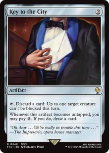 Image for Key to the City (Surge Foil) (348) (FIC) - Magic: The Gathering