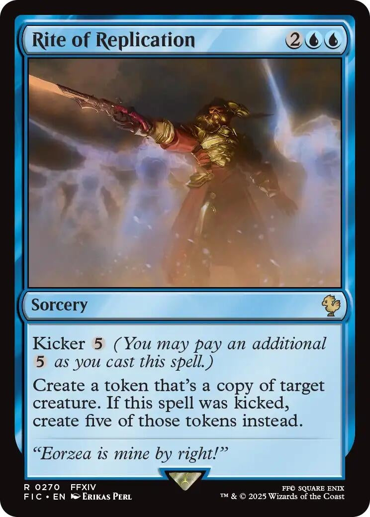 Image for Rite of Replication (Surge Foil) (270) (FIC) - Magic: The Gathering