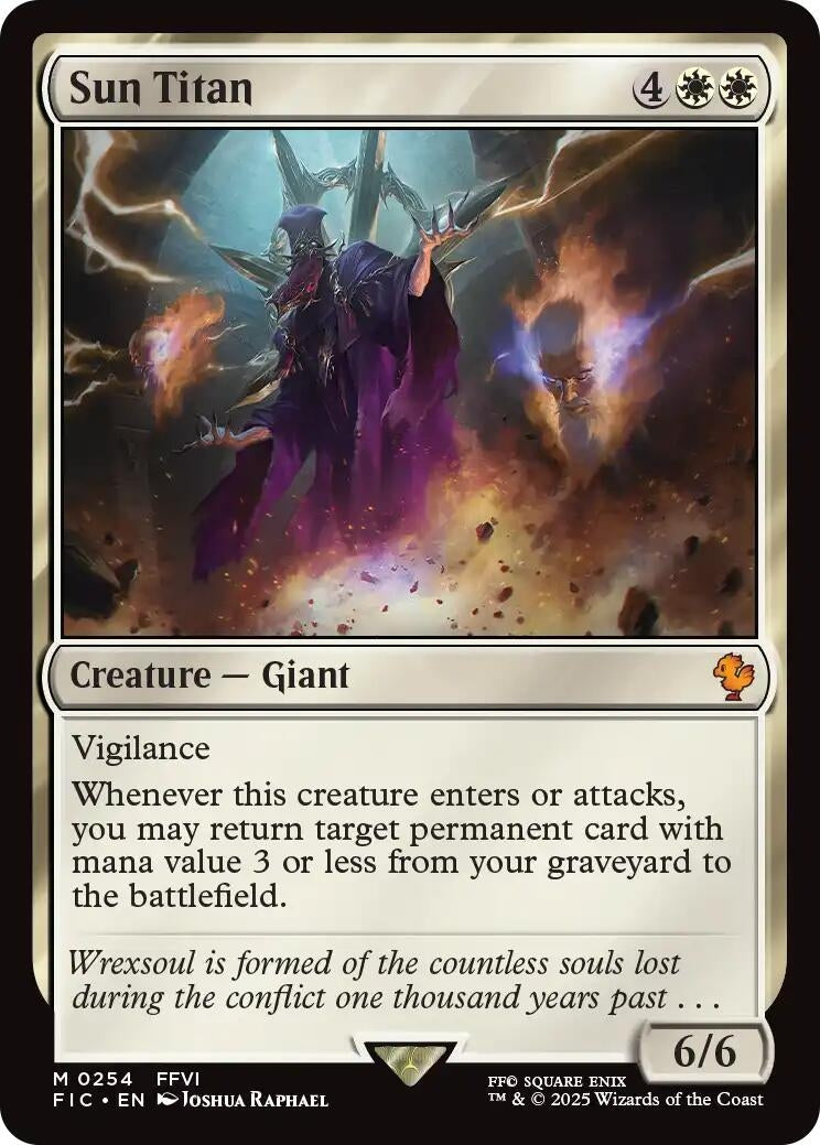 Image for Sun Titan (Surge Foil) (254) (FIC) - Magic: The Gathering