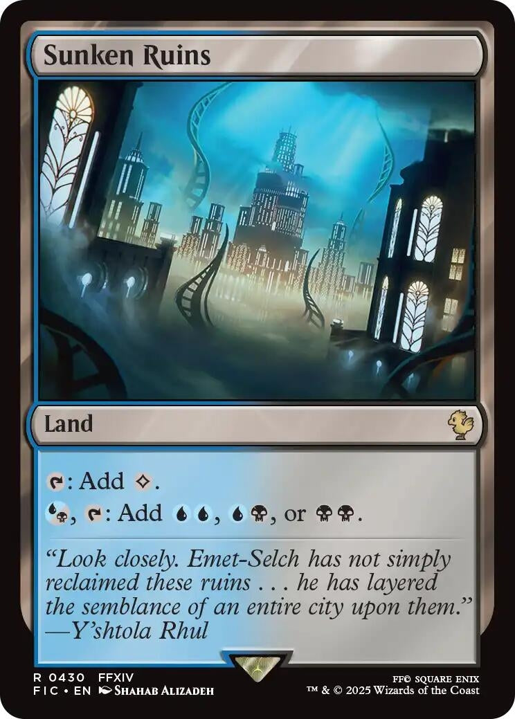 Image for Sunken Ruins (Surge Foil) (430) (FIC) - Magic: The Gathering
