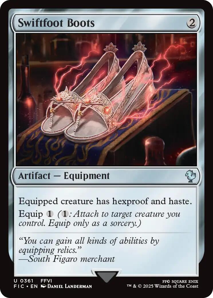 Image for Swiftfoot Boots (Surge Foil) (361) (FIC) - Magic: The Gathering