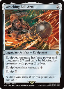 Image for Wrecking Ball Arm (Surge Foil) (100) (FIC) - Magic: The Gathering