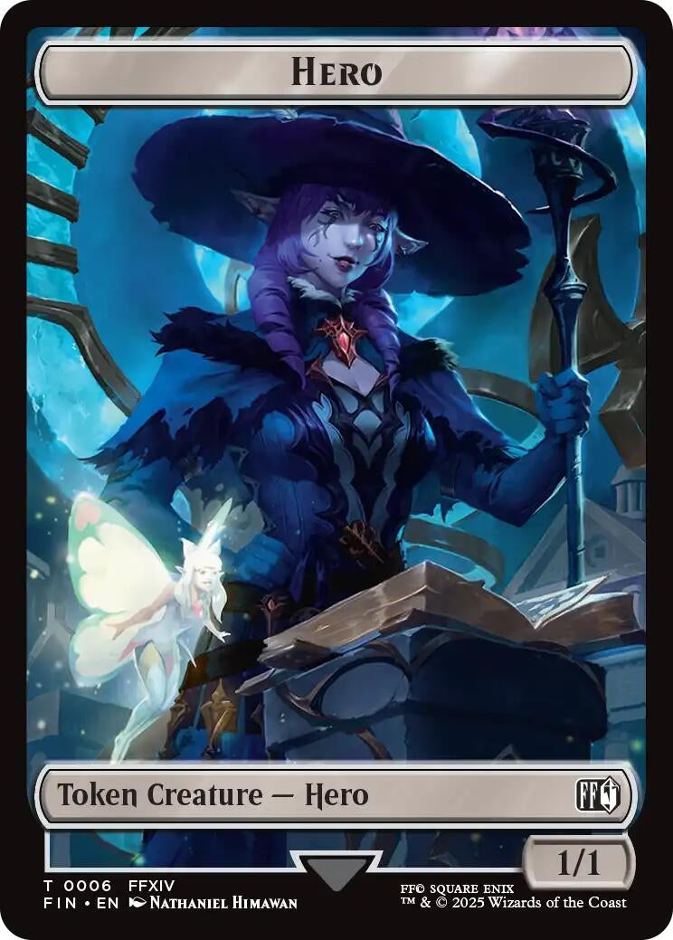 Image for Hero (0006) // Treasure (0023) Double-Sided Token (6 // 23) (FIN) - Magic: The Gathering