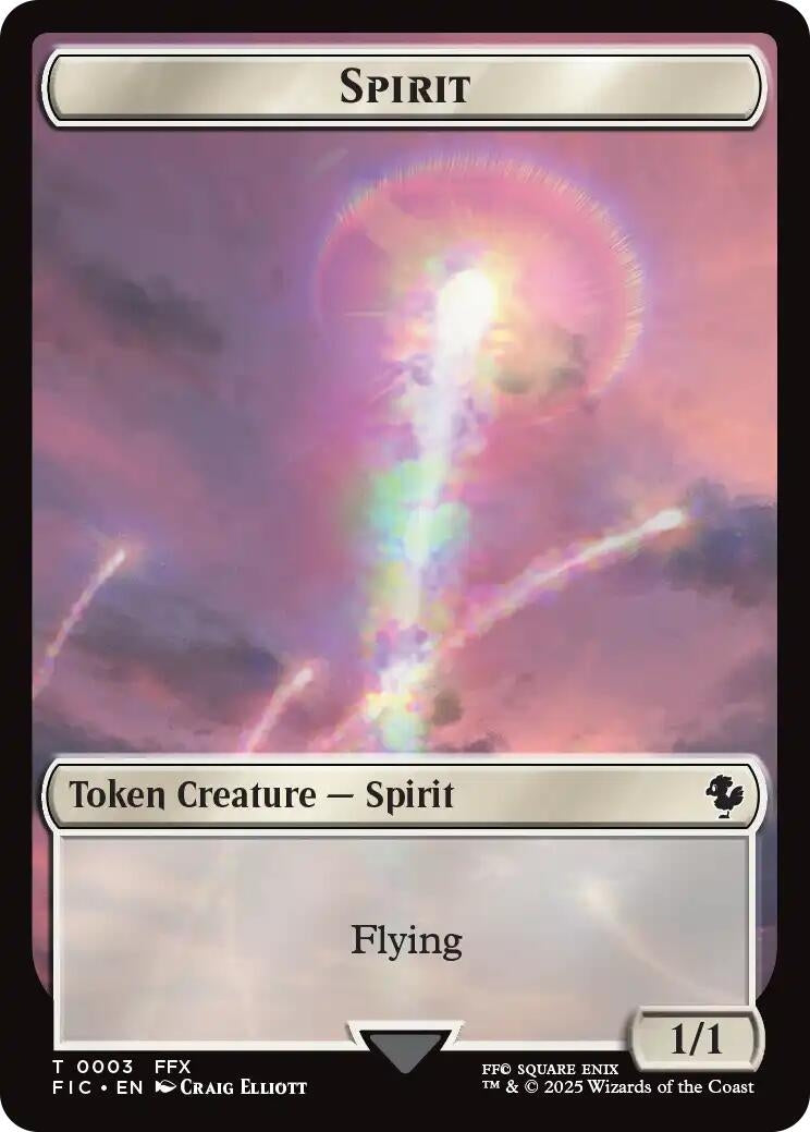 Image for Spirit // Hero (0002) Double-Sided Token (2 // 3) (FIC) - Magic: The Gathering