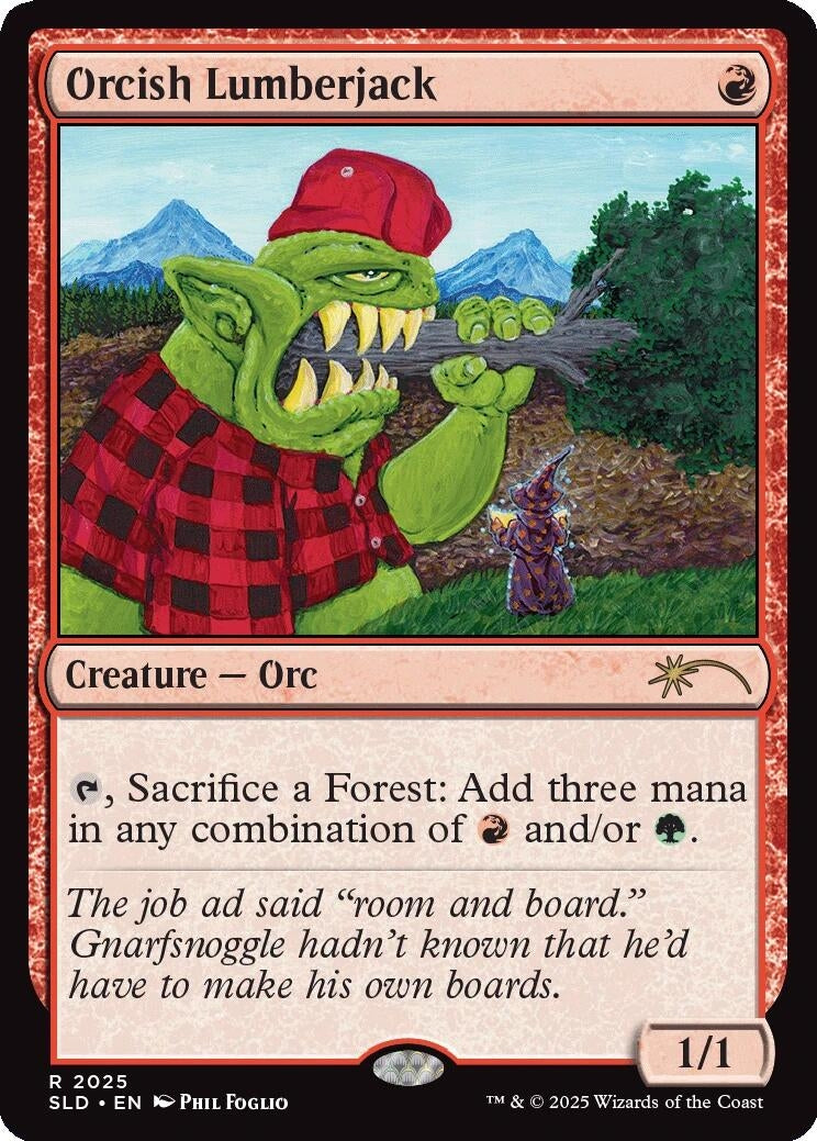 Image for Orcish Lumberjack (2025) (2025) (SLD) - Magic: The Gathering