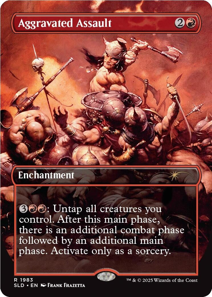 Image for Aggravated Assault (1983) (1983) (SLD) - Magic: The Gathering