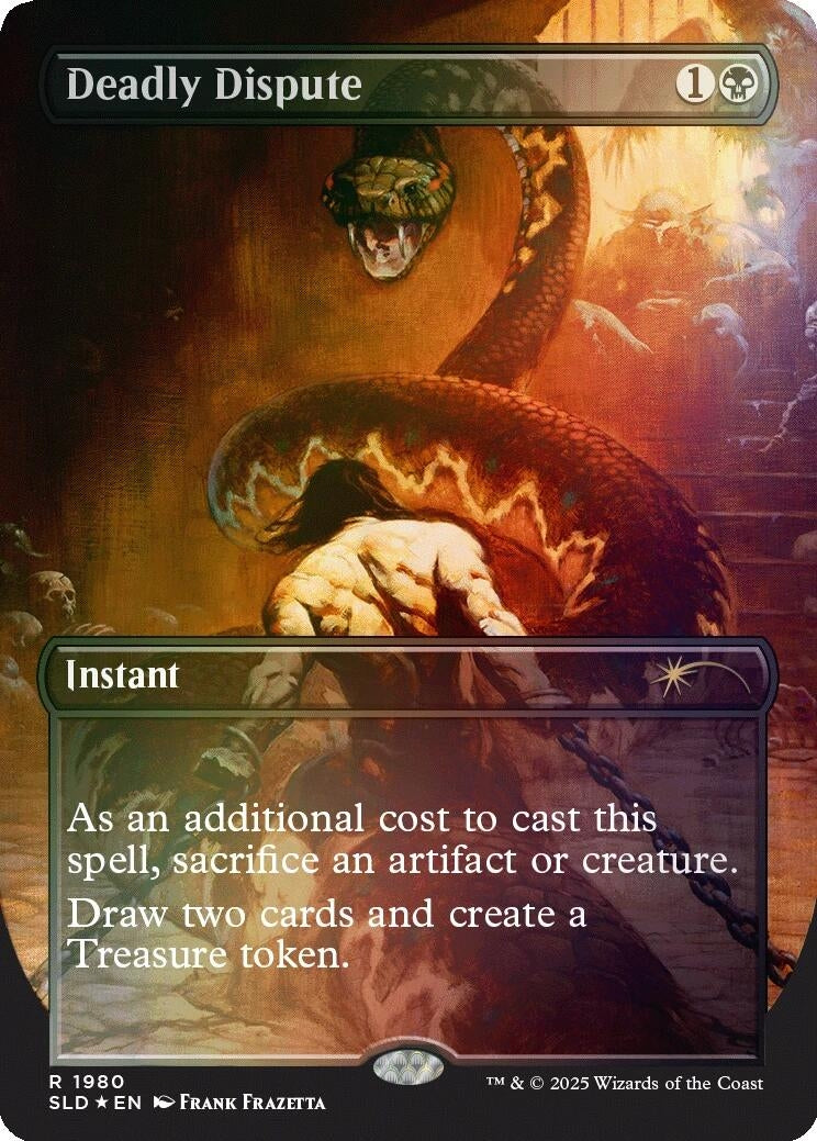 Image for Deadly Dispute (1980) (Rainbow Foil) (1980) (SLD) - Magic: The Gathering