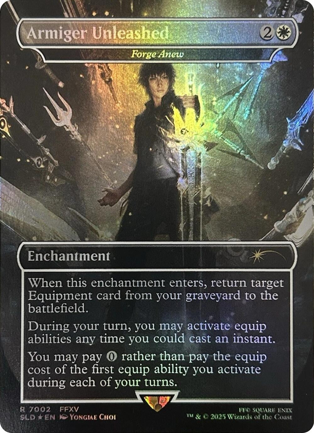 Image for Armiger Unleashed - Forge Anew (Rainbow Foil) (7002) (SLD) - Magic: The Gathering