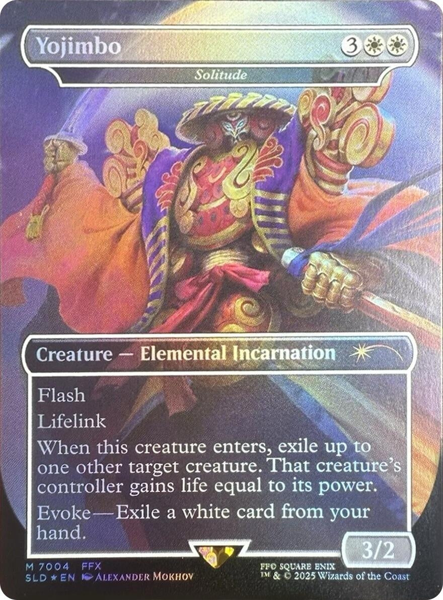 Image for Yojimbo - Solitude (Rainbow Foil) (7004) (SLD) - Magic: The Gathering