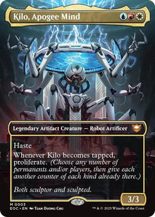 Image for Kilo, Apogee Mind (Borderless) (3) (EOC) - Magic: The Gathering