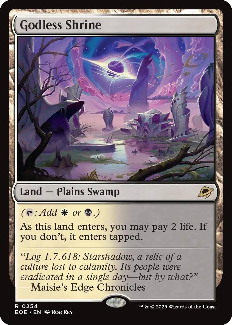 Image for Godless Shrine (254) (EOE) - Magic: The Gathering