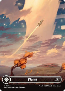 Image for Plains (0262) (Borderless) (262) (EOE) - Magic: The Gathering