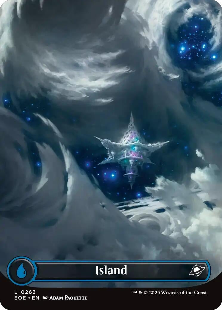 Image for Island (0263) (Borderless) (263) (EOE) - Magic: The Gathering