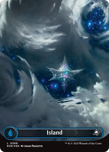 Island (0368) (Borderless) (Galaxy Foil) (368) (EOE)