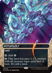Image for Mutavault (0118) (Borderless) (Galaxy Foil) (118) (EOS) - Magic: The Gathering