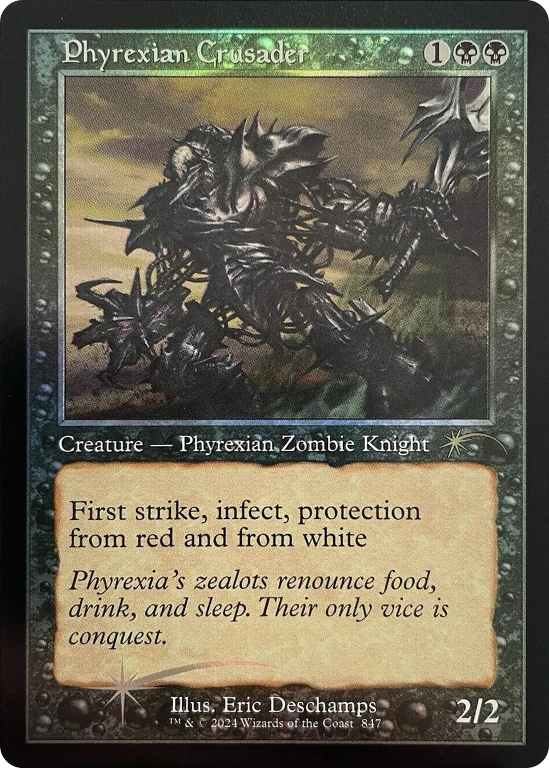 Image for Phyrexian Crusader (Retro Frame) (847) (SLD) - Magic: The Gathering