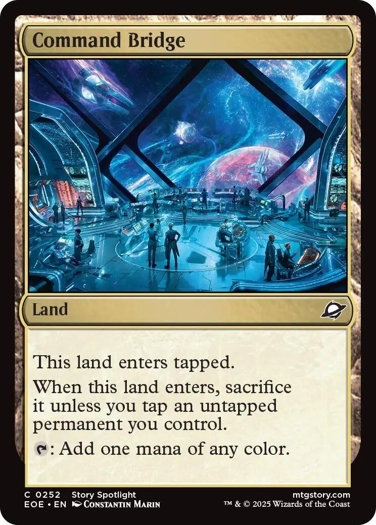 Image for Command Bridge (252) (EOE) - Magic: The Gathering