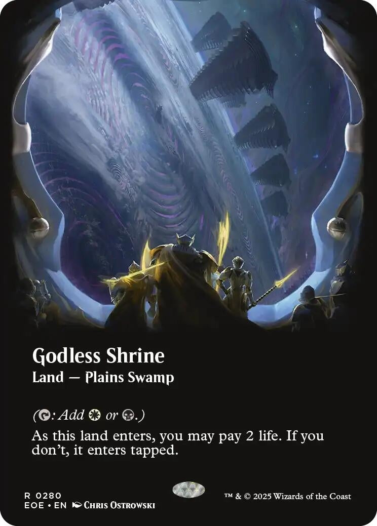 Image for Godless Shrine (Borderless) (280) (EOE) - Magic: The Gathering
