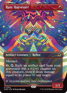 Image for Rust Harvester (Borderless) (310) (EOE) - Magic: The Gathering