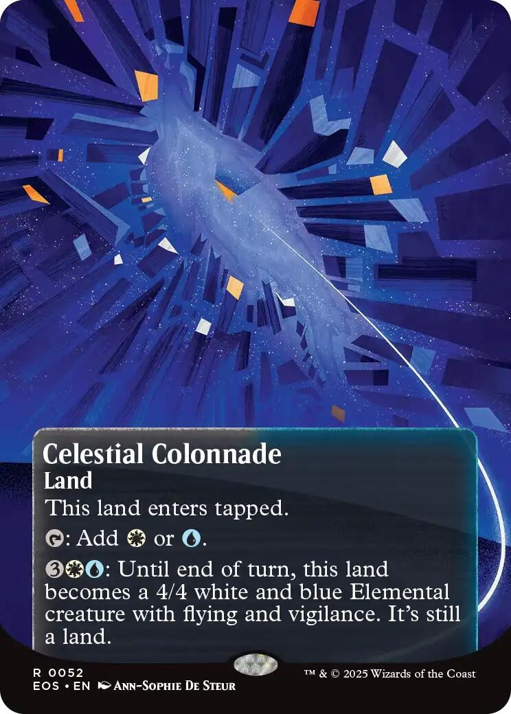 Image for Celestial Colonnade (0052) (Borderless) (52) (EOS) - Magic: The Gathering