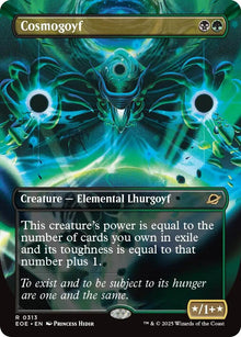 Image for Cosmogoyf (Borderless) (313) (EOE) - Magic: The Gathering