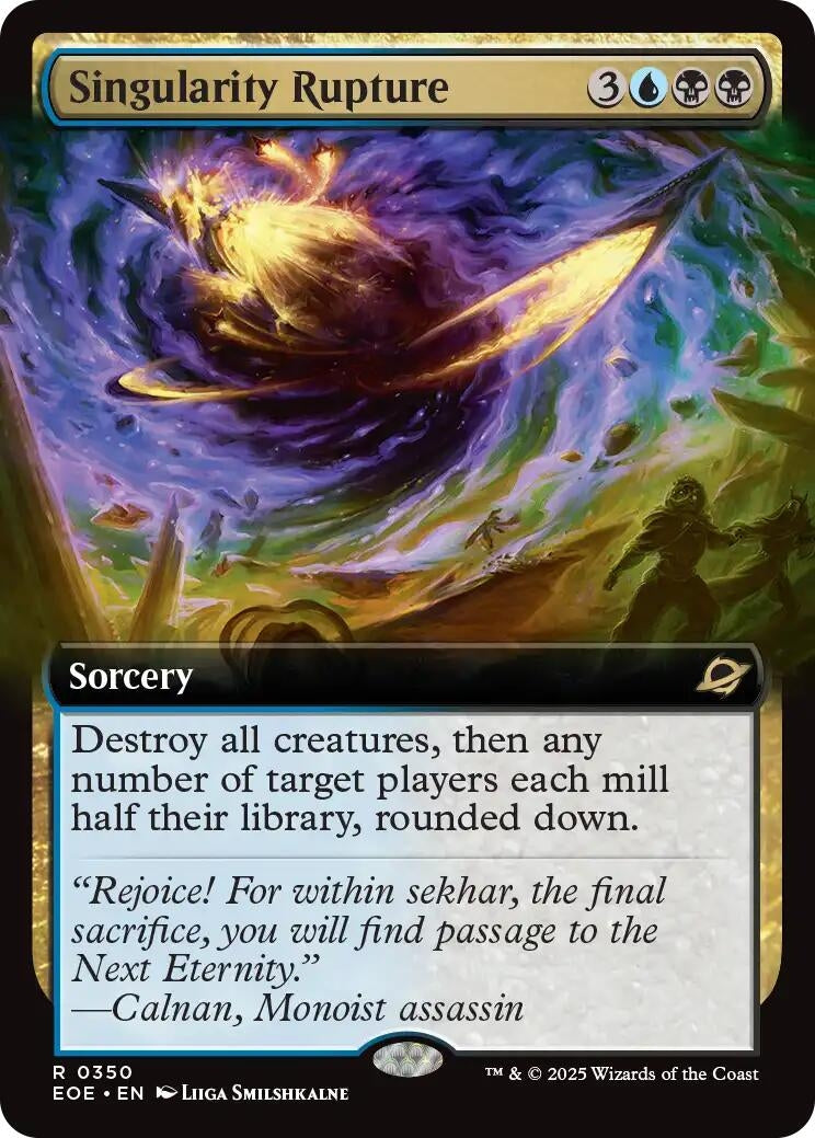 Image for Singularity Rupture (Extended Art) (350) (EOE) - Magic: The Gathering