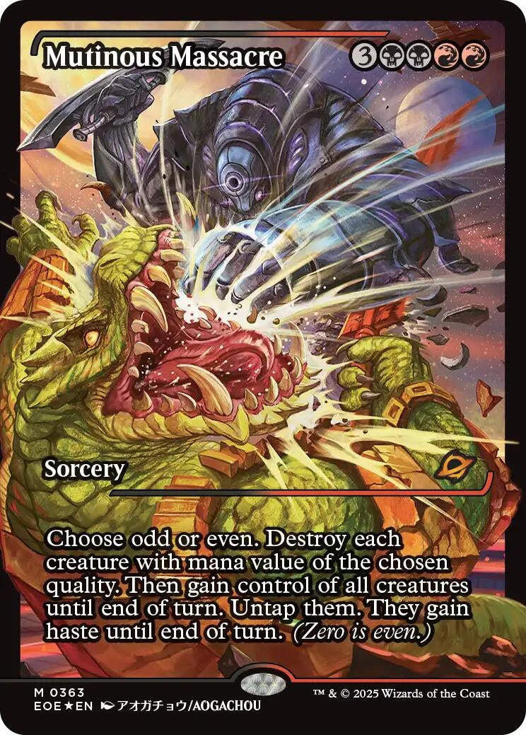 Image for Mutinous Massacre (Showcase) (363) (EOE) - Magic: The Gathering