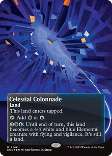 Image for Celestial Colonnade (0142) (Borderless) (Galaxy Foil) (142) (EOS) - Magic: The Gathering
