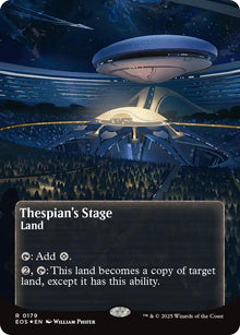 Image for Thespian's Stage (0179) (Borderless) (Galaxy Foil) (179) (EOS) - Magic: The Gathering