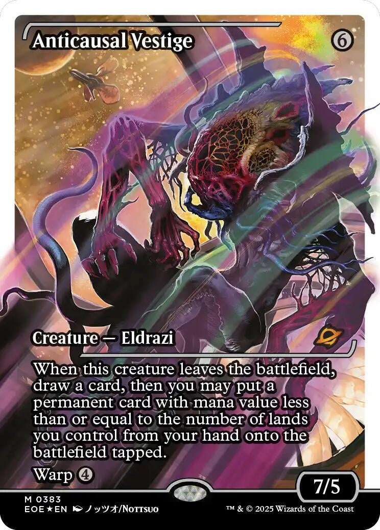 Image for Anticausal Vestige (Showcase) (Fracture Foil) (383) (EOE) - Magic: The Gathering