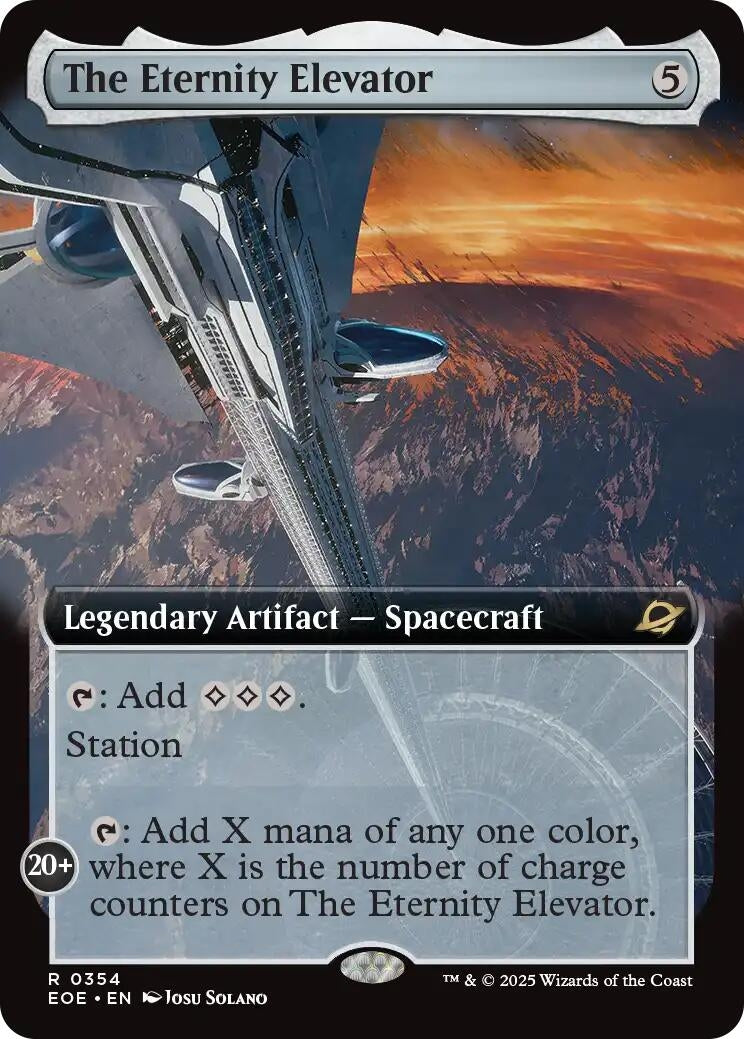 Image for The Eternity Elevator (Extended Art) (354) (EOE) - Magic: The Gathering
