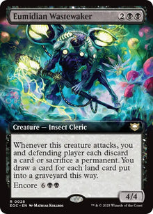Image for Eumidian Wastewaker (Extended Art) (28) (EOC) - Magic: The Gathering