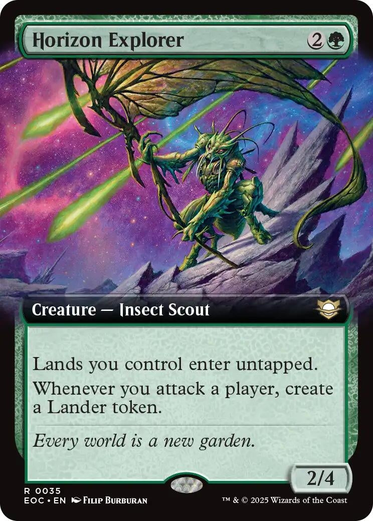 Image for Horizon Explorer (Extended Art) (35) (EOC) - Magic: The Gathering