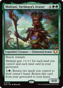 Image for Multani, Yavimaya's Avatar (100) (EOC) - Magic: The Gathering
