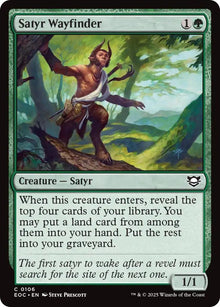 Image for Satyr Wayfinder (106) (EOC) - Magic: The Gathering