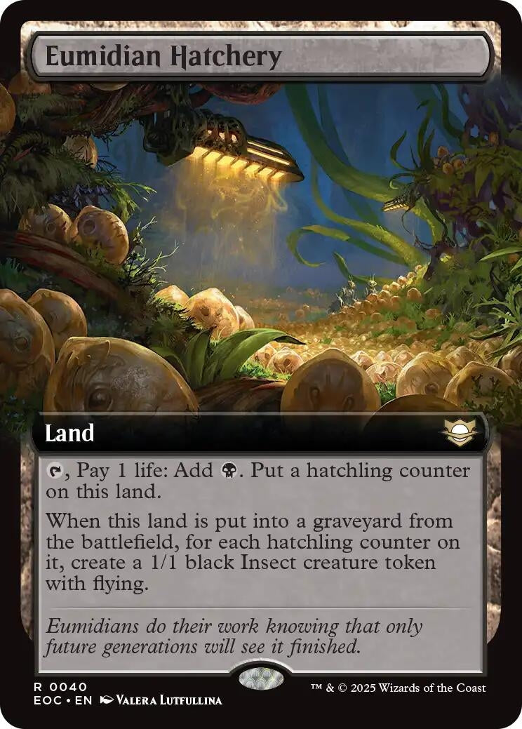 Image for Eumidian Hatchery (Extended Art) (40) (EOC) - Magic: The Gathering
