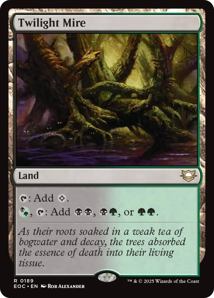 Image for Twilight Mire (189) (EOC) - Magic: The Gathering