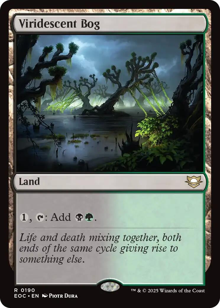 Image for Viridescent Bog (190) (EOC) - Magic: The Gathering