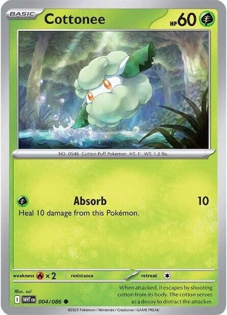 Cottonee (004/086) (WHT)