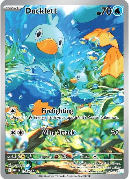 Image for Ducklett (109/086) (WHT) - Pokemon
