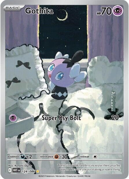 Image for Gothita (124/086) (WHT) - Pokemon