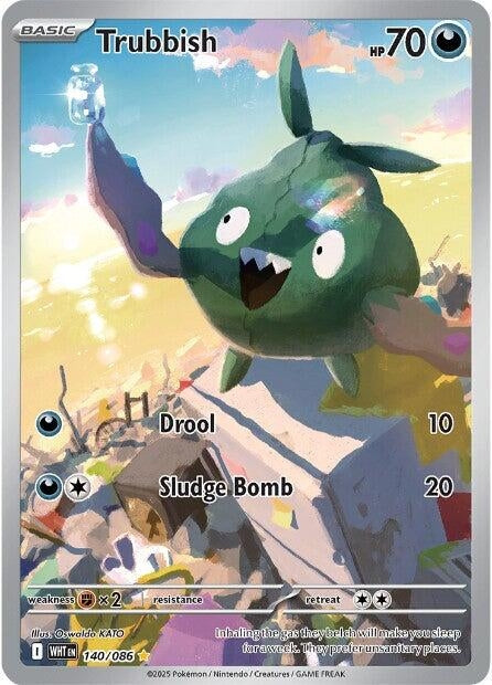 Image for Trubbish (140/086) (WHT) - Pokemon