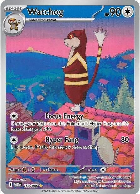 Image for Watchog (153/086) (WHT) - Pokemon