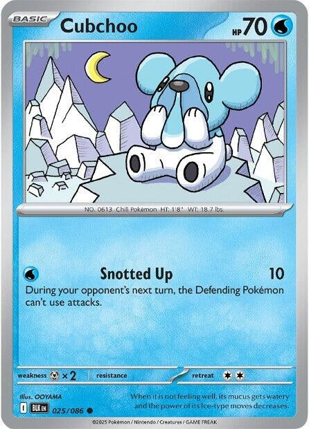 Cubchoo (025/086) (BLK)