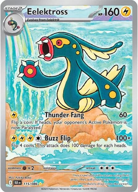 Image for Eelektross (115/086) (BLK) - Pokemon
