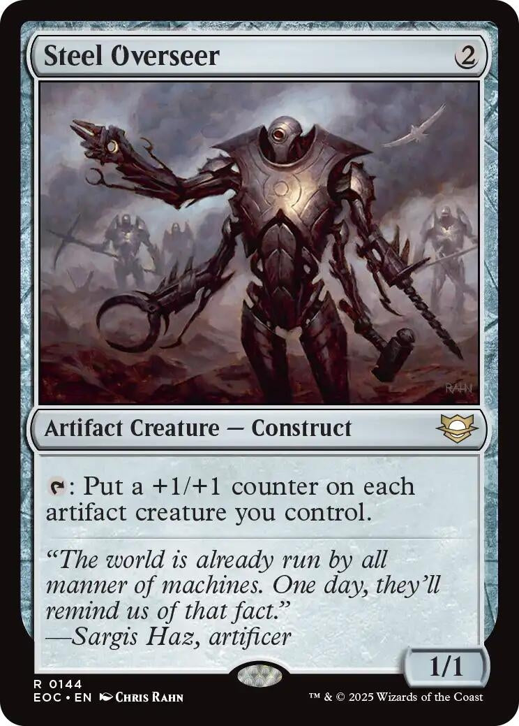 Image for Steel Overseer (144) (EOC) - Magic: The Gathering