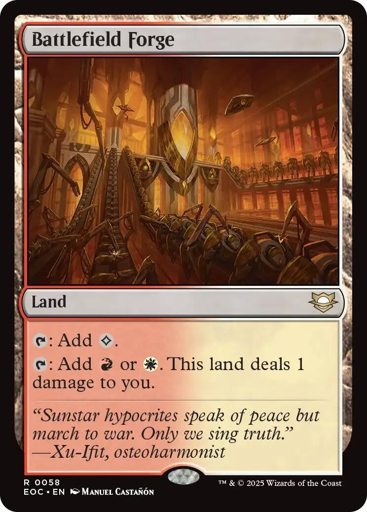 Image for Battlefield Forge (58) (EOC) - Magic: The Gathering