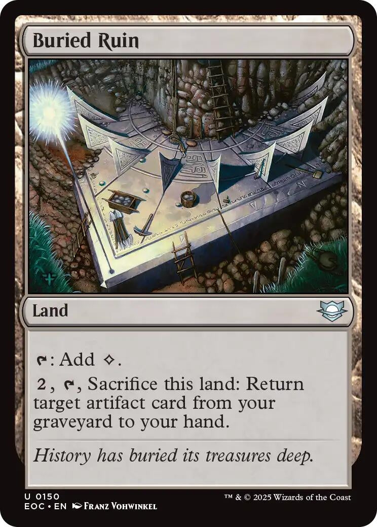 Image for Buried Ruin (150) (EOC) - Magic: The Gathering