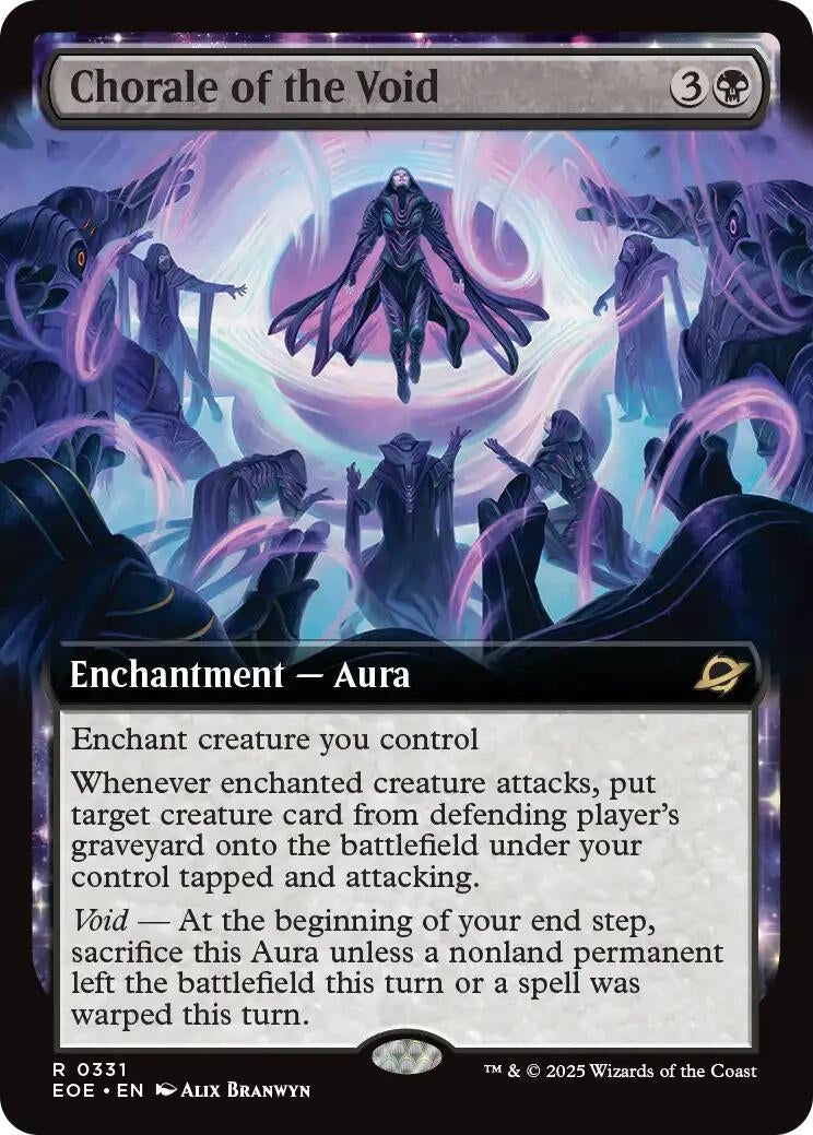Image for Chorale of the Void (Extended Art) (331) (EOE) - Magic: The Gathering
